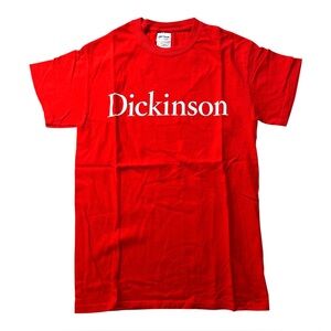 Dickerson College T-Shirt Tee Small Red Devils Gildan Heavy 100% Cotton